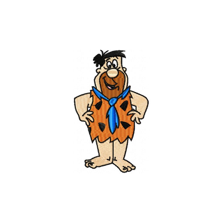 Flinstones Fred 1 embroidery design - Embroidery Design
