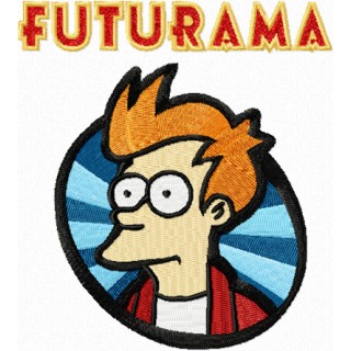 Phillip J. Fry embroidery design - Embroidery Design