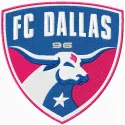 F.C. Dallas Logo embroidery design showcased on a vibrant background, ideal for sports apparel and accessories.