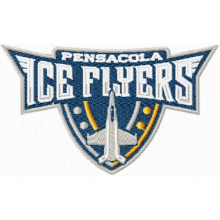 Pensacola Ice Flyers Logo embroidery design - Embroidery Design
