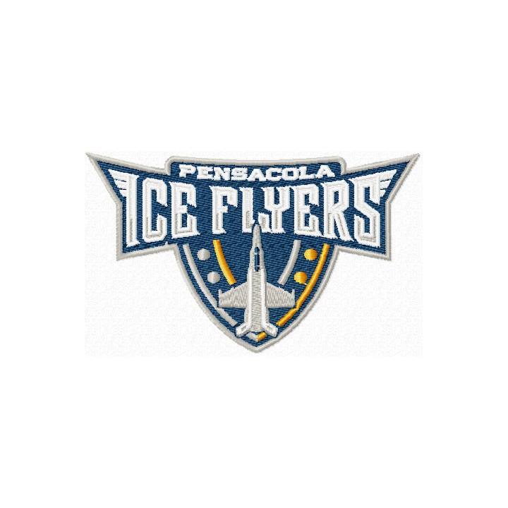 Pensacola Ice Flyers Logo embroidery design - Embroidery Design