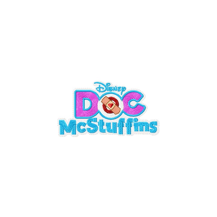 Doc McStuffins logo embroidery design - Embroidery Design