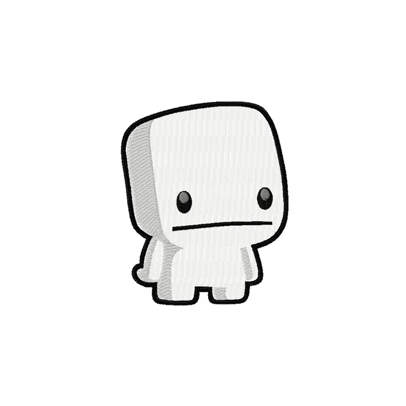 Preview of the Toonix 1 embroidery design featuring a playful monster, ideal for t-shirts and hoodies.