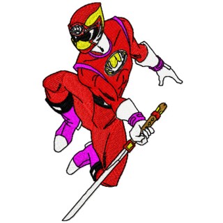 Dragon Zord Master embroidery design - Embroidery Design