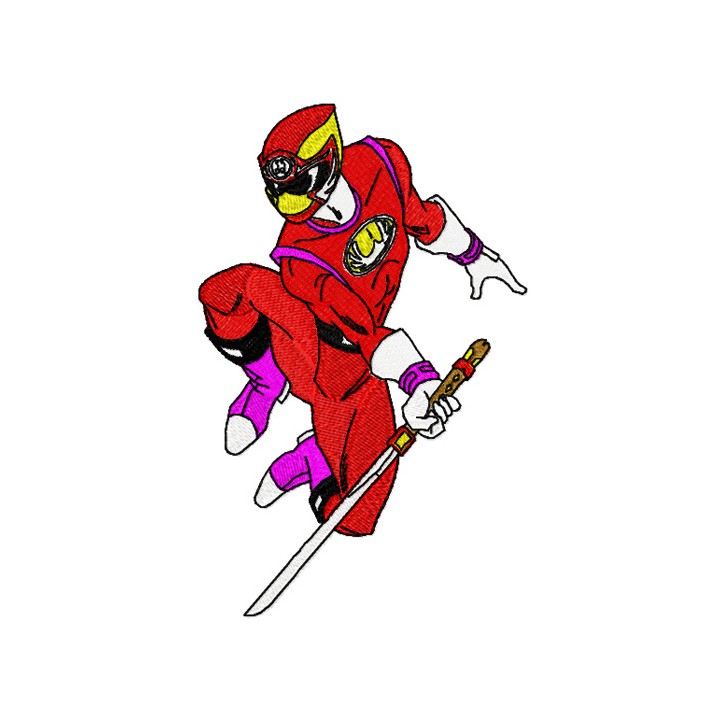 Dragon Zord Master embroidery design - Embroidery Design