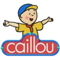 Embroidery design featuring Caillou with logo, ideal for stitching on t-shirts, hoodies, and bags.