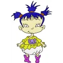Kimi embroidery design from Rugrats collection showcasing vibrant colors and playful details for stitching.