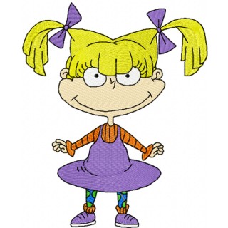 Angelica Charlotte Pickles embroidery design - Embroidery Design