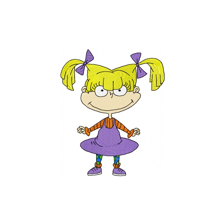 Angelica Charlotte Pickles embroidery design - Embroidery Design