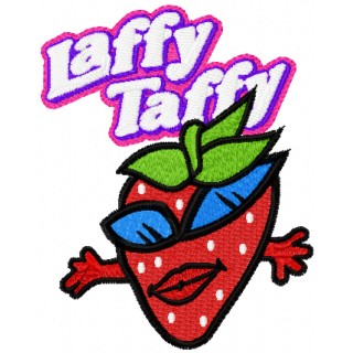 Laffy Taffy Strawberry embroidery design - Embroidery Design