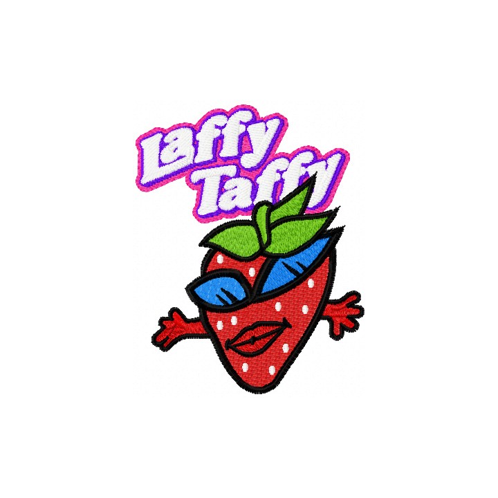 Laffy Taffy Strawberry embroidery design - Embroidery Design