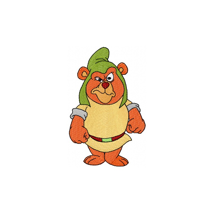 Gruffi Gummi embroidery design - Embroidery Design