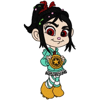 Vanellope von Schweetz embroidery design - Embroidery Design