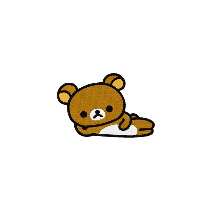 Rilakkuma relax embroidery design - Embroidery Design