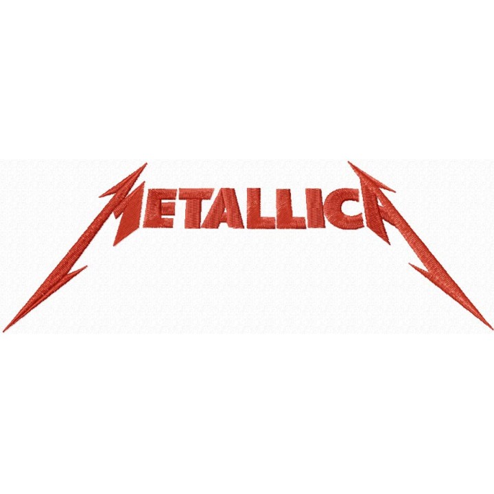 Metallica logo embroidery design - Embroidery Design