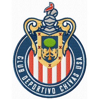 Club Deportivo Chivas USA logo embroidery design - Embroidery Design