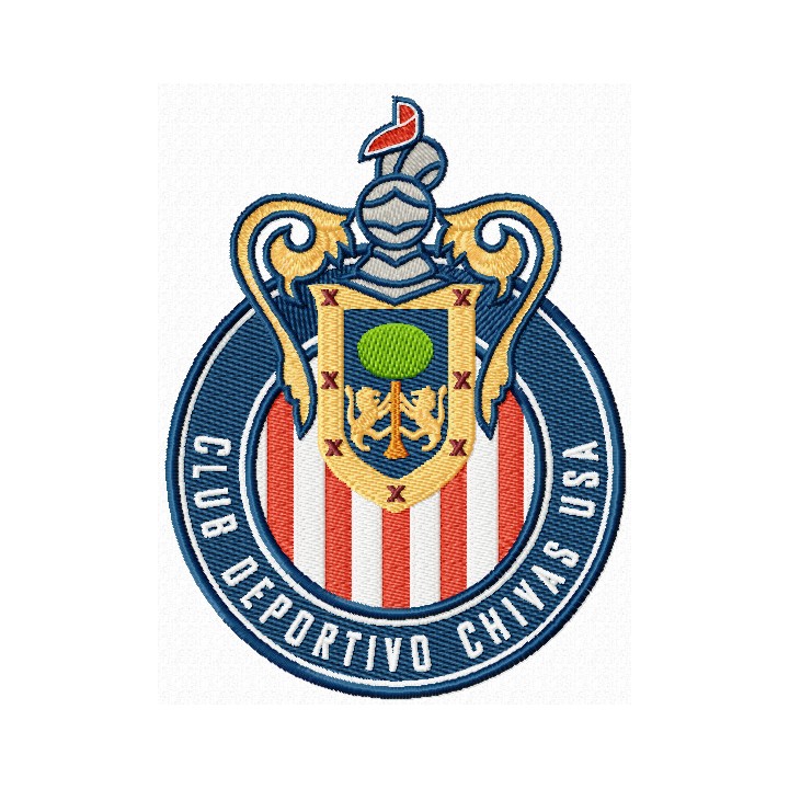 Club Deportivo Chivas USA logo embroidery design - Embroidery Design