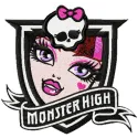 Preview of the Monster High Draculaura embroidery design featuring vibrant colors and fun details for girls' apparel.