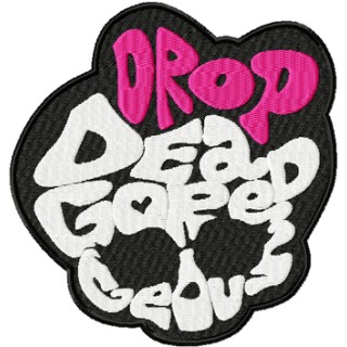 Monster High badge embroidery design - Embroidery Design