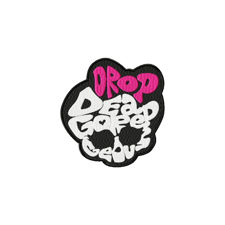 Monster High badge embroidery design - Embroidery Design