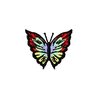 Small Butterfly embroidery design - Embroidery Design
