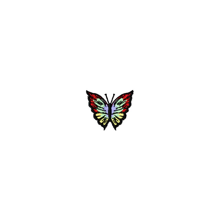 Small Butterfly embroidery design - Embroidery Design