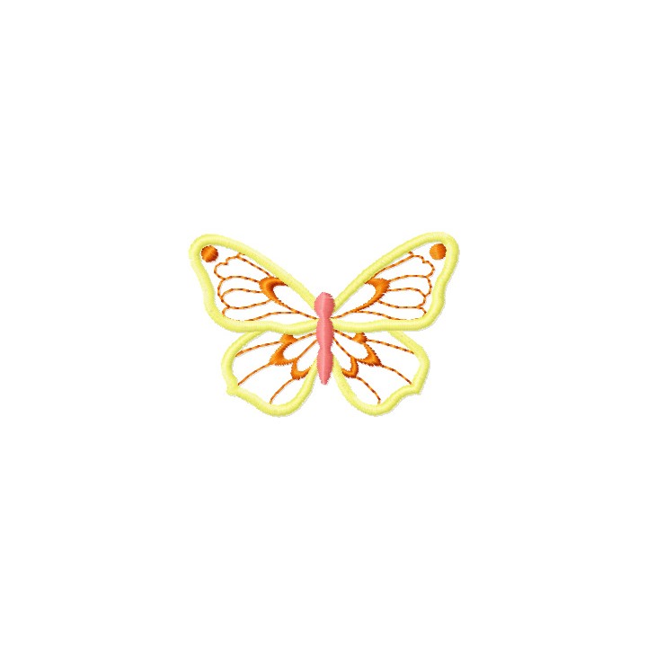 Butterfly Applique embroidery design - Embroidery Design