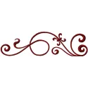 Preview of Long Vignette embroidery design featuring intricate free-standing lace and decorative elements.