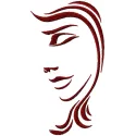 Women face embroidery design showcasing detailed stitching patterns, perfect for adding a unique touch to apparel.
