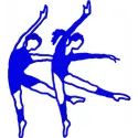 Fitness embroidery design featuring a dynamic silhouette, ideal for personalizing workout gear like t-shirts and hoodies.