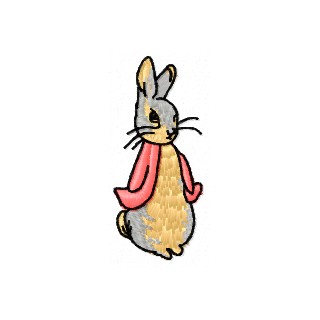 Beatrix Potter small embroidery design - Embroidery Design