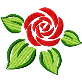 Rose embroidery design - Embroidery Design
