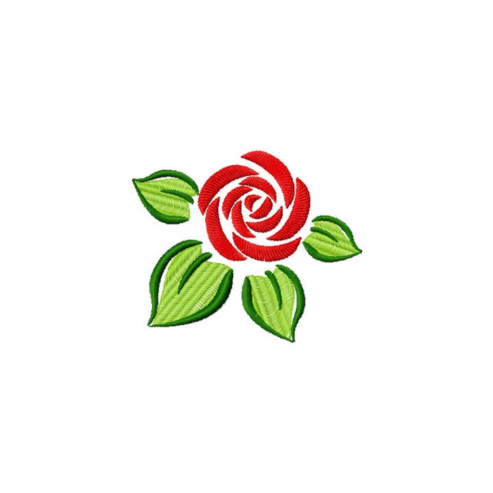 Rose embroidery design - Embroidery Design