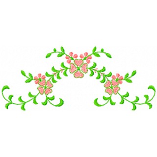 Flower pattern embroidery design - Embroidery Design