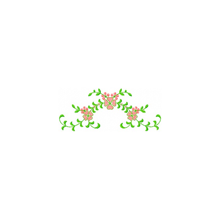 Flower pattern embroidery design - Embroidery Design