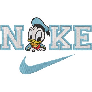 Nike logo Little Duck embroidery design - Embroidery Design
