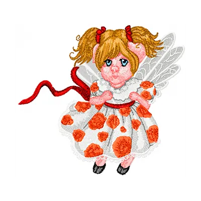 Charming piggy embroidery design featuring whimsical details, perfect for children's apparel and accessories.
