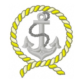 Anchor 2 embroidery design - Embroidery Design