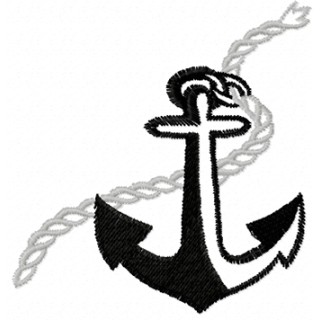 Anchor 4 embroidery design - Embroidery Design