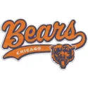 Chicago Bears NFL Football logo embroidery design featuring the iconic bear head and team colors.