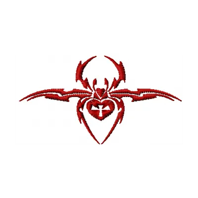 Preview of Spider 5 embroidery design, featuring intricate stitched motifs of a spider, ideal for various projects.