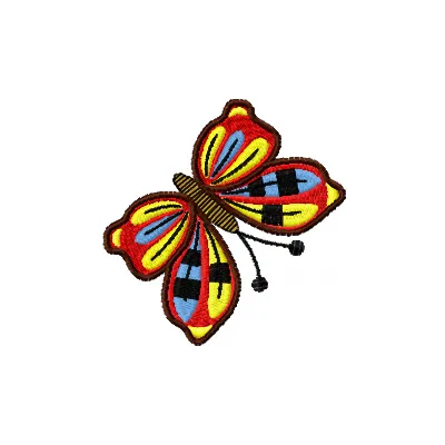 Preview of Simple Butterfly embroidery design, showcasing intricate stitching patterns for creative projects.