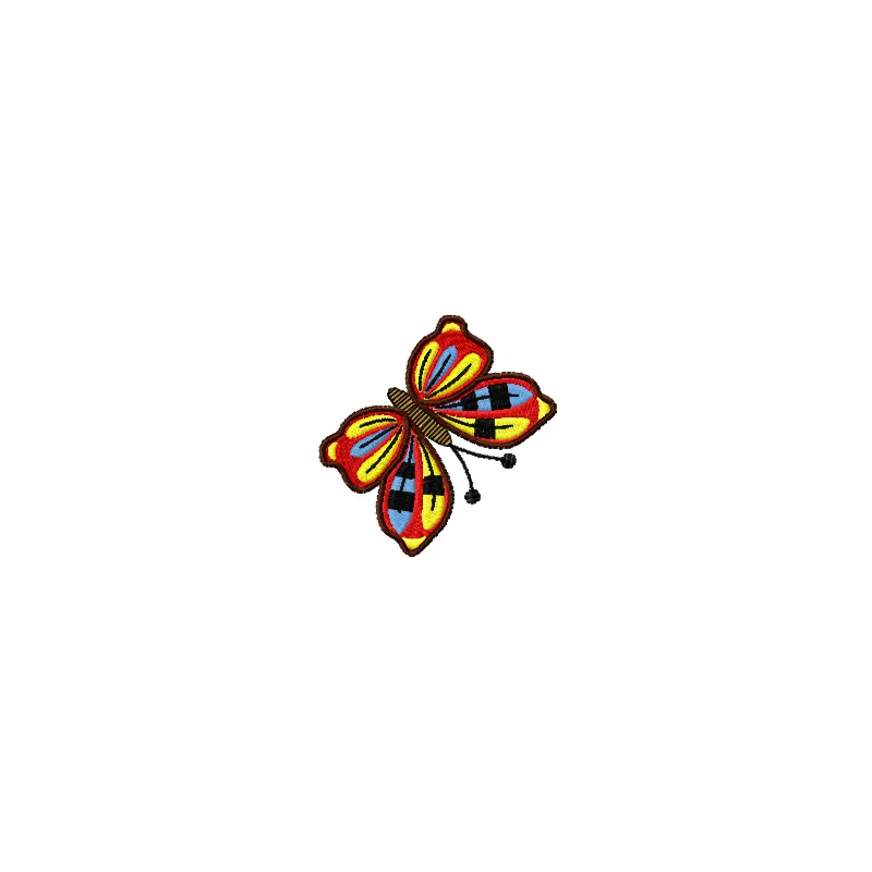 Preview of Simple Butterfly embroidery design, showcasing intricate stitching patterns for creative projects.