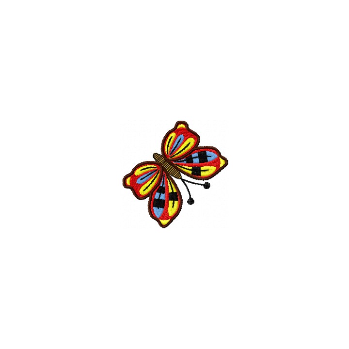 Simple Butterfly embroidery design - Embroidery Design
