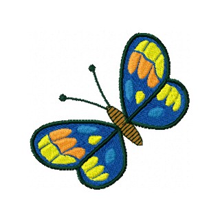 Butterfly embroidery design - Embroidery Design