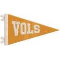 Vols Flag embroidery design featuring the Tennessee Volunteers emblem on a vibrant orange background.