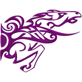 Tribal Horse 5 embroidery design - Embroidery Design
