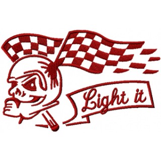 Tribal Racing embroidery design - Embroidery Design