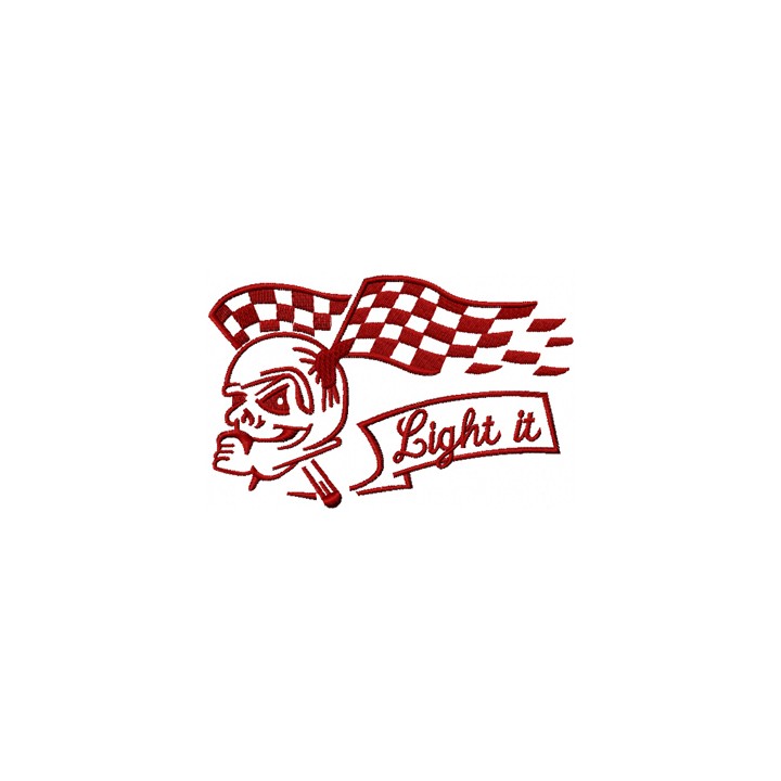 Tribal Racing embroidery design - Embroidery Design