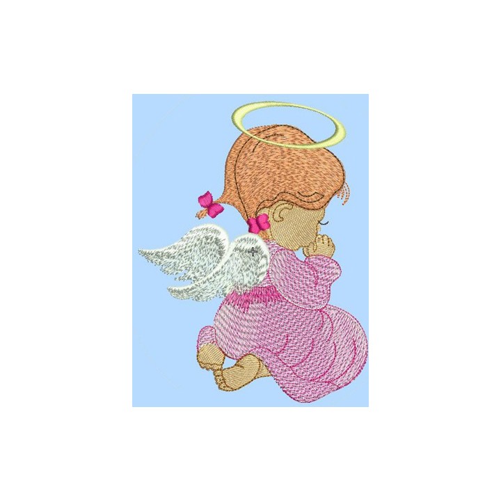 Little cute Angel embroidery design - Embroidery Design